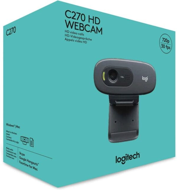 Logitech C270 HD Webcam - Image 6