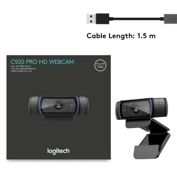 Logitech C920 HD Pro Webcam - 1080p, Full HD Streaming Camera - Image 10