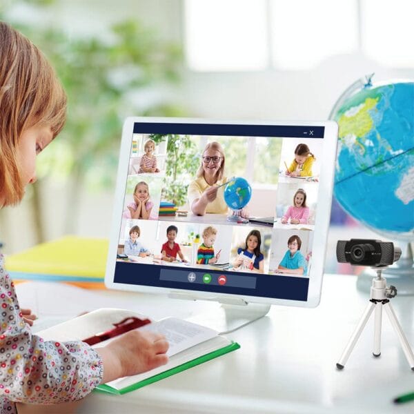 1080P HD Webcam with Microphone for Video Calls and Streaming, Easy Install - Image 7