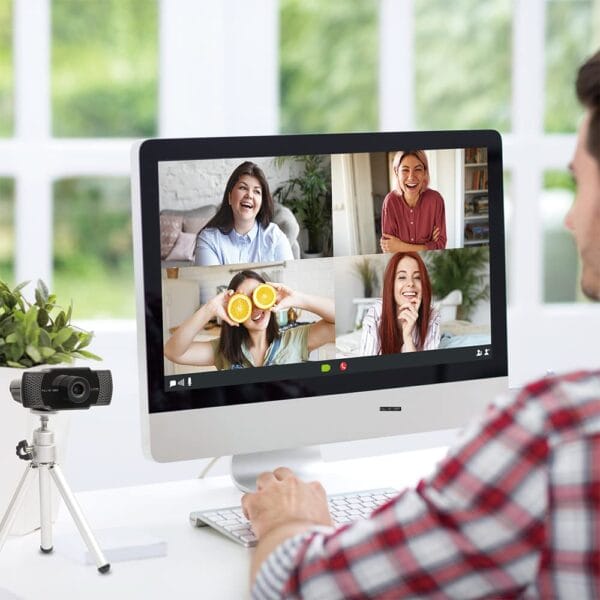 1080P HD Webcam with Microphone for Video Calls and Streaming, Easy Install - Image 5