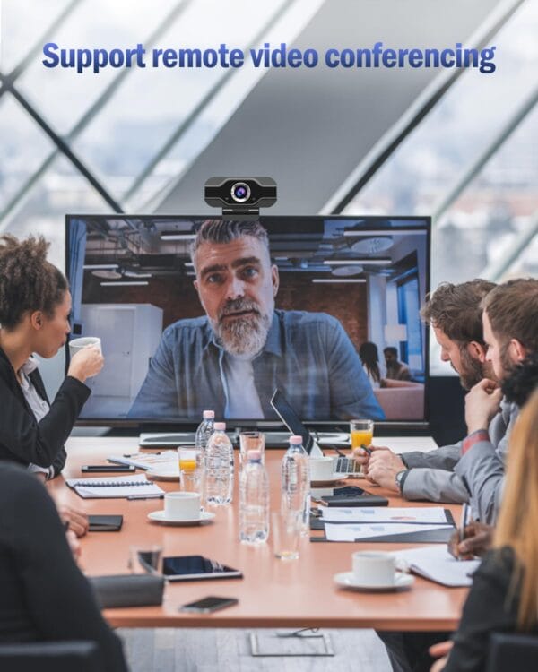 FORITO Webcam with Microphone - Full HD 1080P USB Webcam for Video Conferencing, Online Work, Home Office, YouTube Recording - Image 5