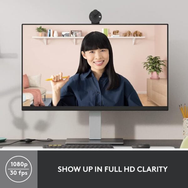 Logitech Brio 300 Full HD Webcam - Image 2