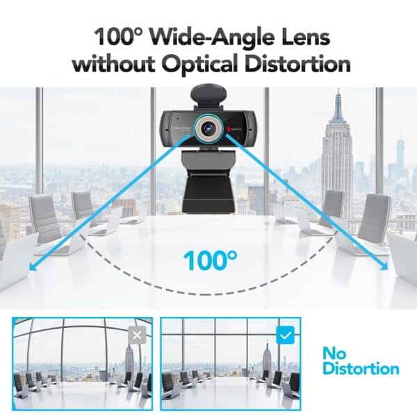 Angetube HD Webcam 1080P with Double Microphone for Live Streaming and Video Calling - Image 2