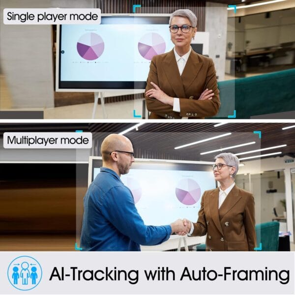Angetube 4K AI Webcam: AI-Tracking Camera with Dual AI Noise-Cancelling Microphones - Image 3