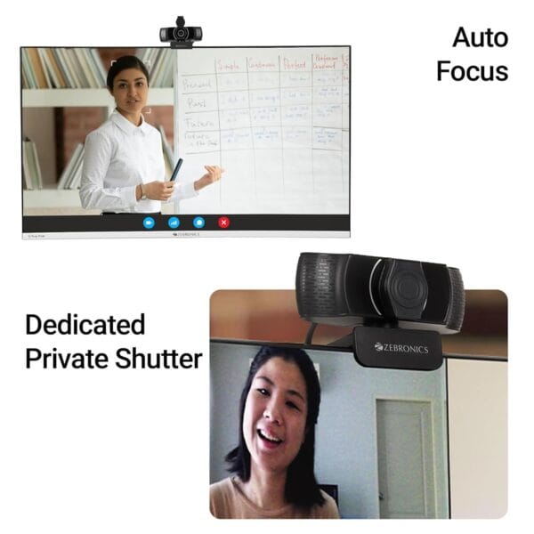 ZEBRONICS 4K Webcam with Microphone and Privacy Shutter - Image 5